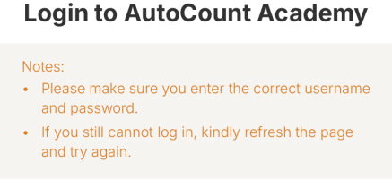 AutoCount Academy